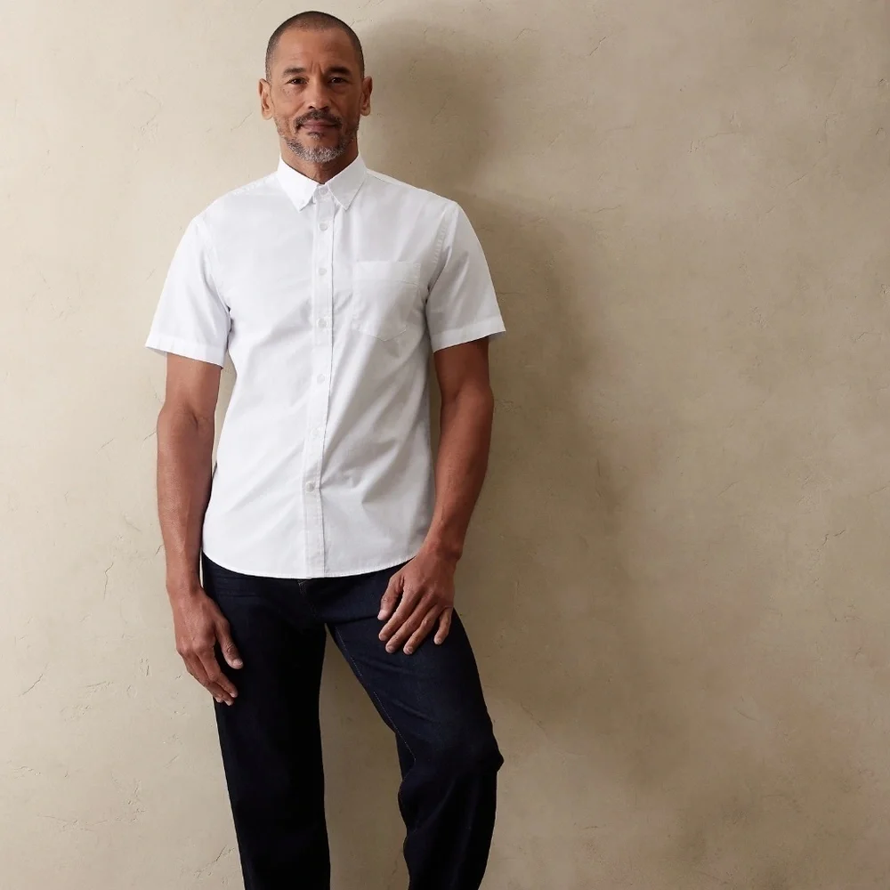 Banana Republic Men's Slim Fit Soft Wash Shirt NWT